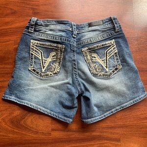 Women's Vigoss Blue Denim Shorts 6